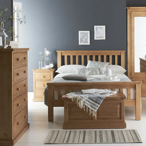 Wellington Pine High End 5ft Kingsize Bed - HomePlus Furniture