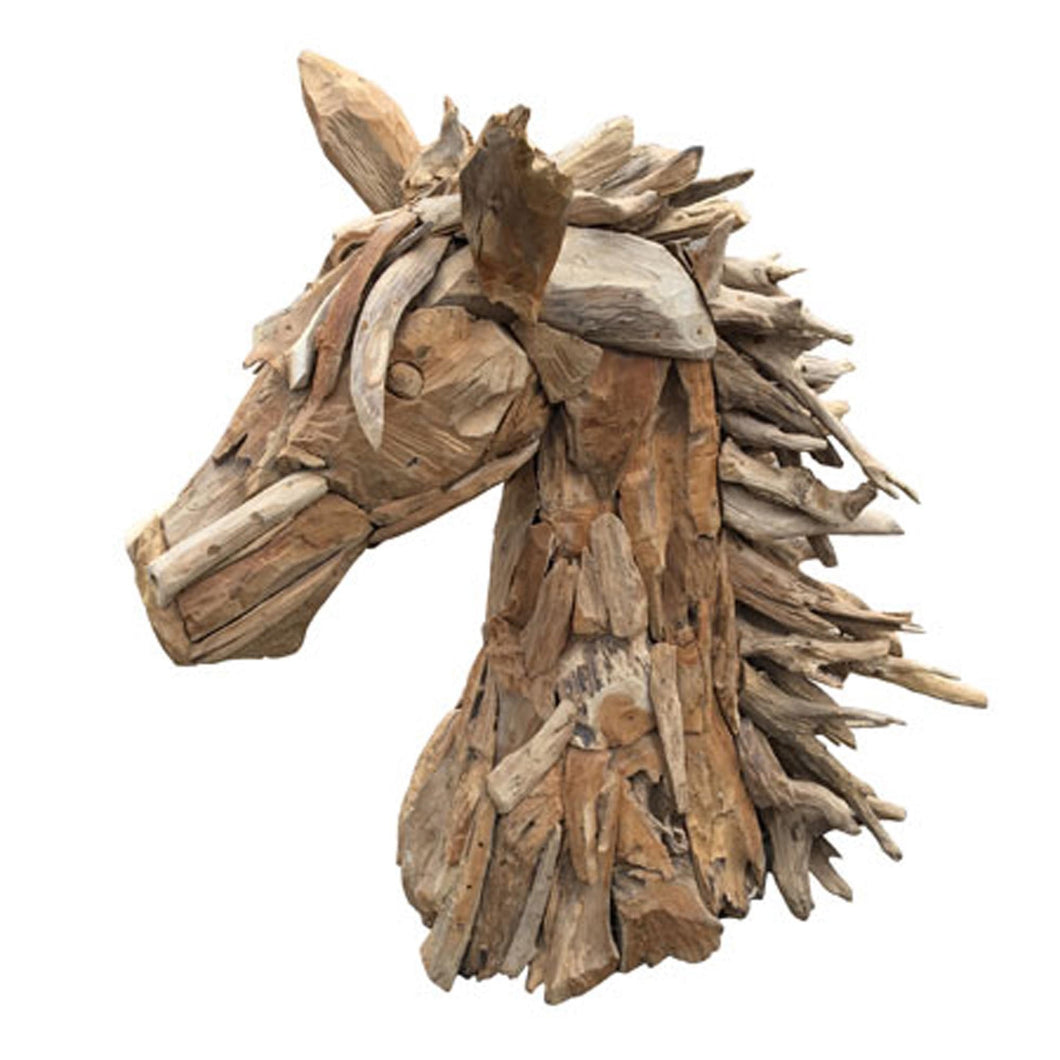 Driftwood Horse Head | Large - HomePlus Furniture