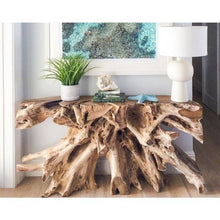 Teak Root Console Table | Without Glass - HomePlus Furniture