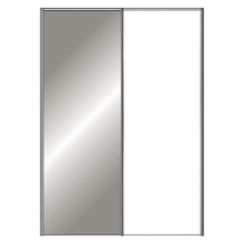 Miami Plus Wiemann 2 Door Sliding Wardrobe With Glass Door 150cm