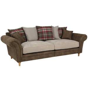 Effy 3 Seater Pillow Back Sofa